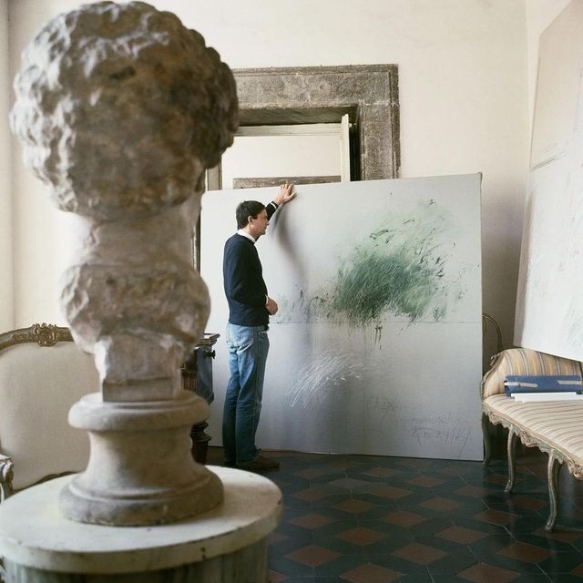 Cy Twombly artwork, Horst P. Horst