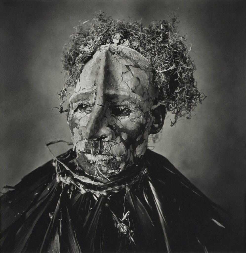 Man with Pink Face, New Guinea