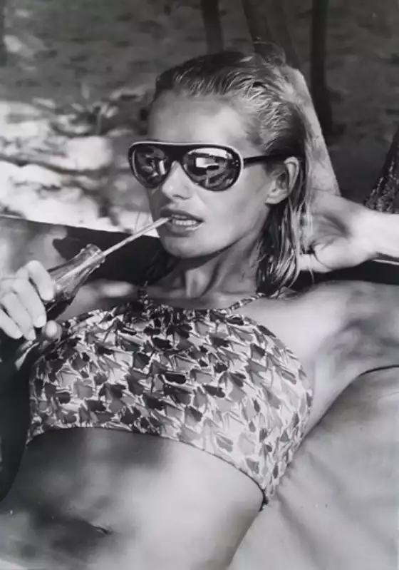 Fashion shoot for British Magazine (Model wearing sarong)