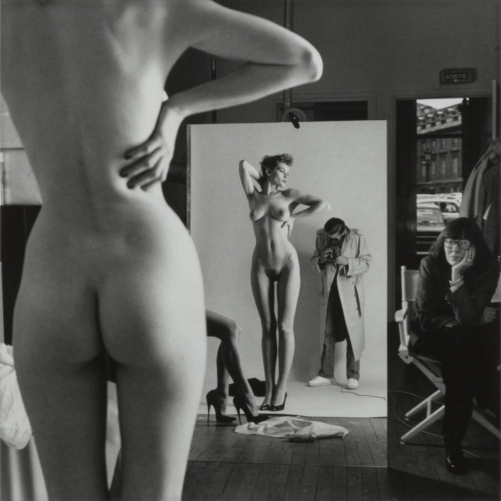Self Portrait with Wife and Models, Vogue Studio, Paris