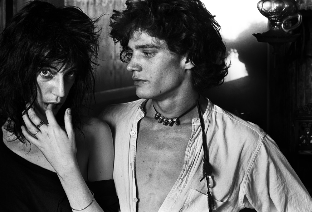 Patti Smith and Robert Mapplethorpe in New York, 1970. © Norman Seeff