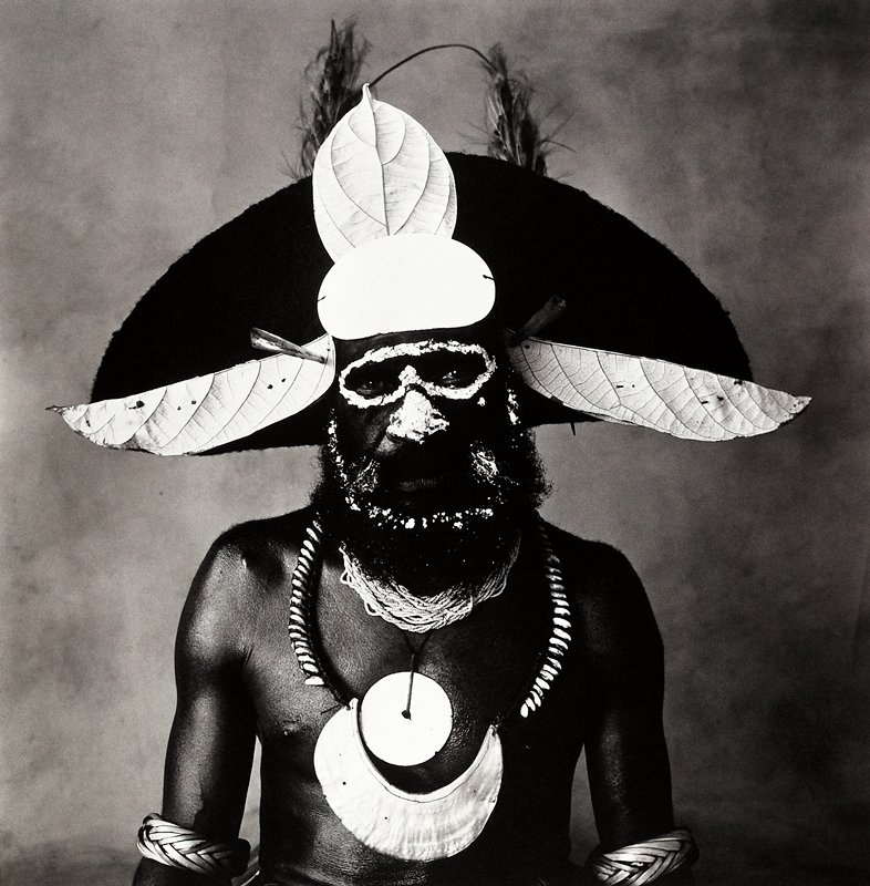 New Guinea Man with Painted-On Glasses