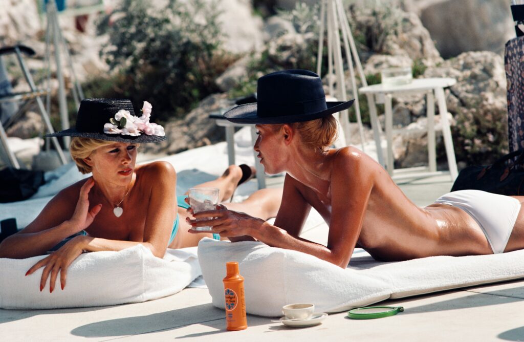 Sunbathing in Antibes