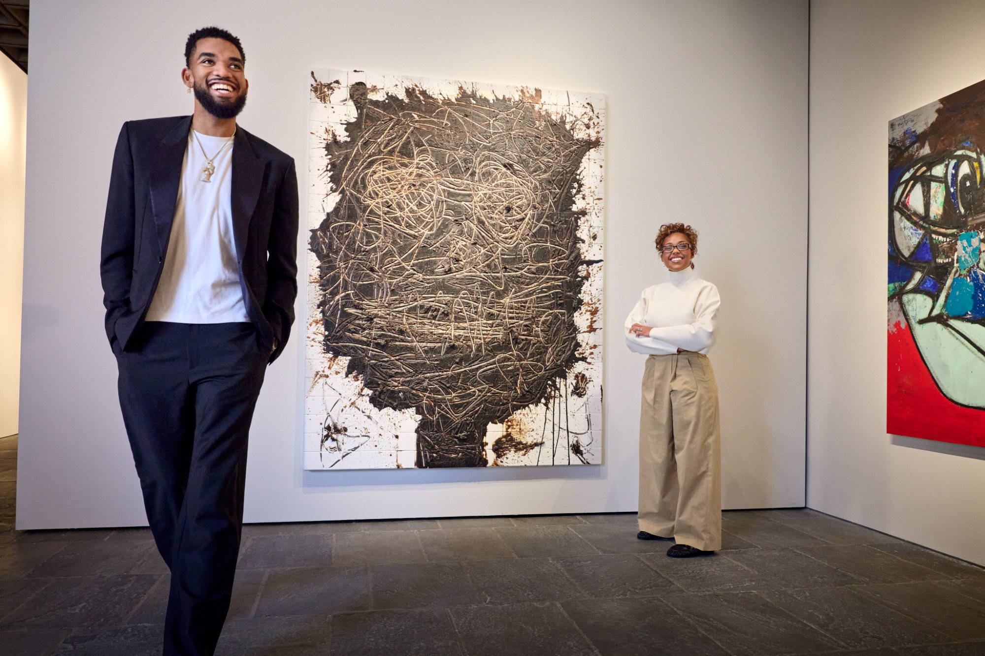 Karl-Anthony Towns and Jordyn Woods, photographed by Rick Wenner
